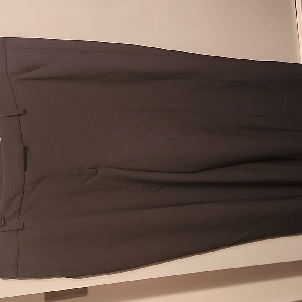 Express Editor black wide leg trouser